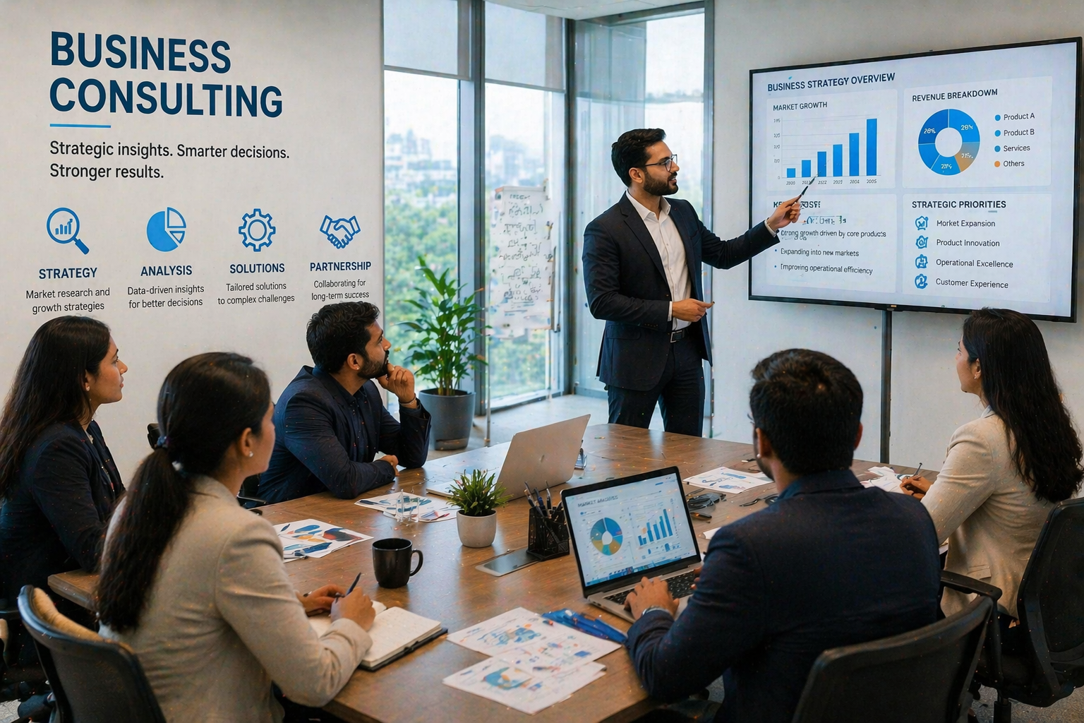 Business consulting and advisory collaboration