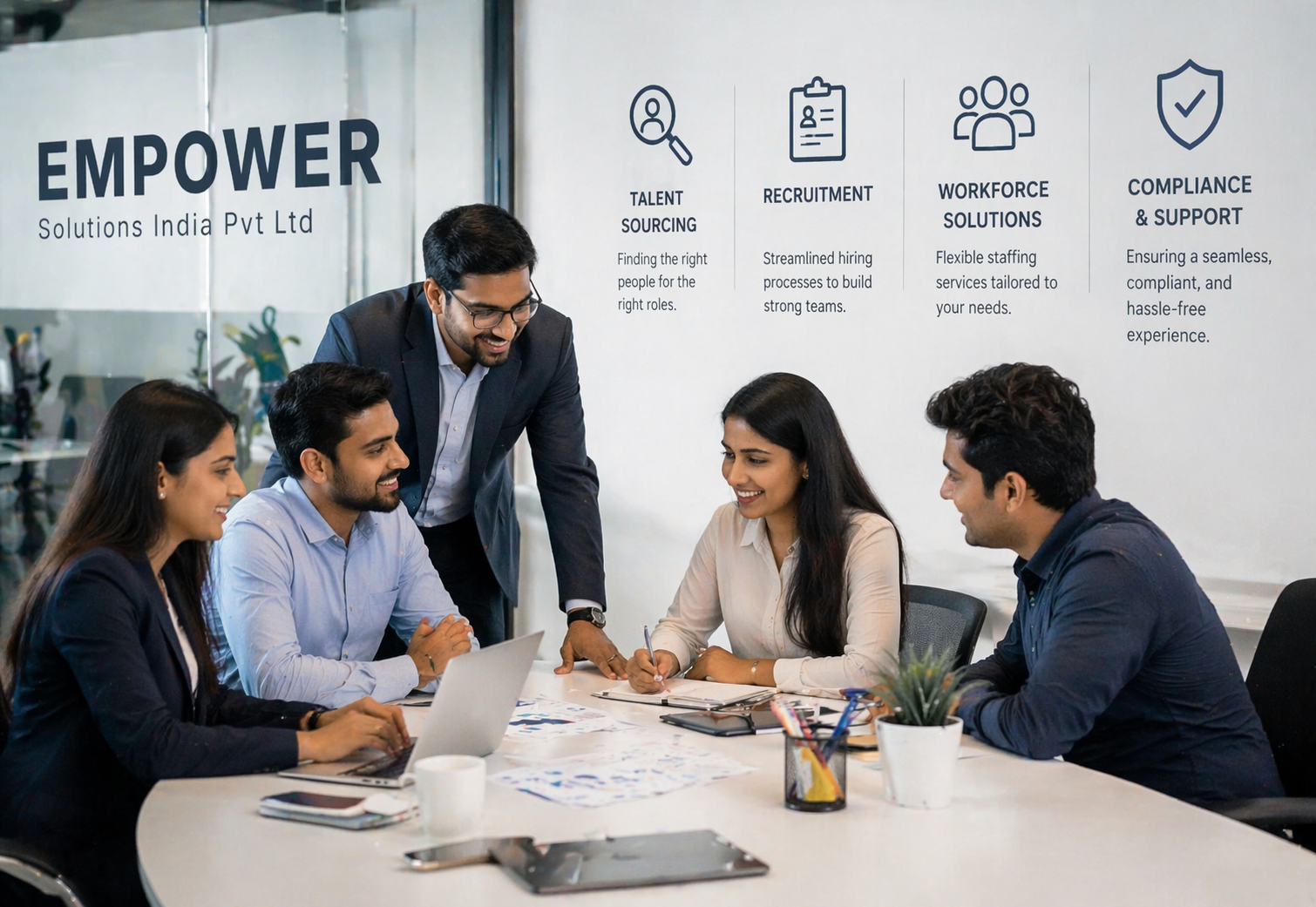 Manpower and staffing in a professional workplace